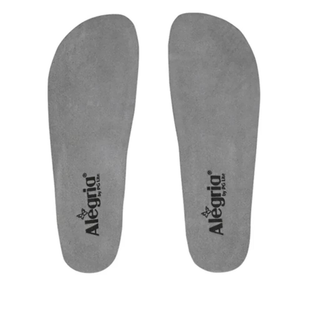 Alegria Womens Classic Arch Support Replacement Insoles - Grey 39 Wide NEW